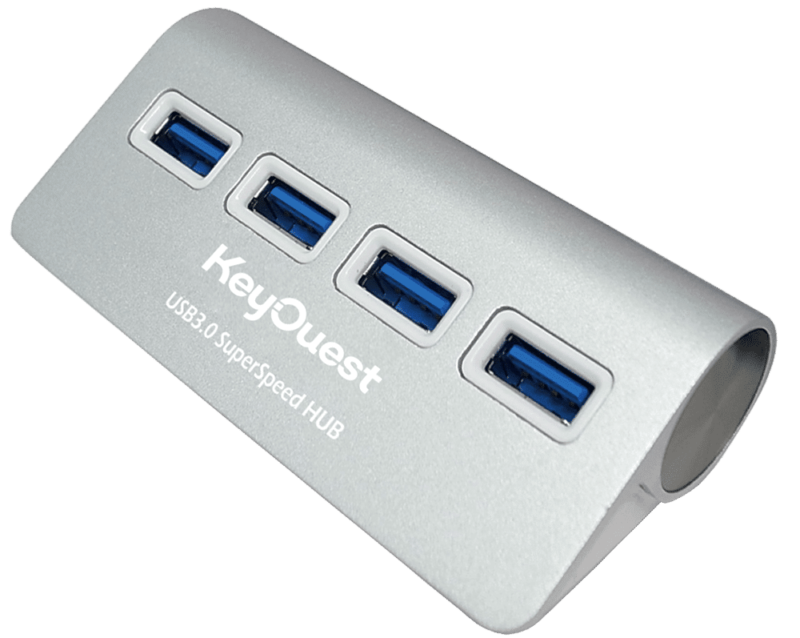 Hub 4 ports USB 3.0 Alu