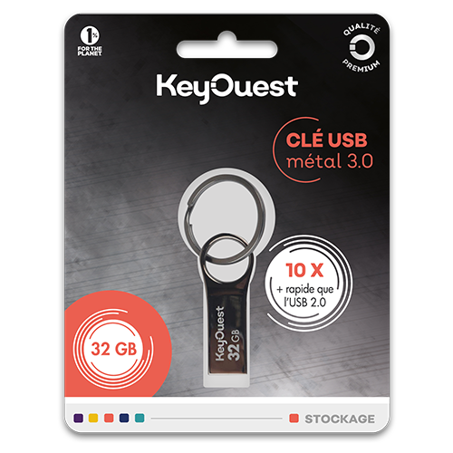 clé USB metal noir 32 Go