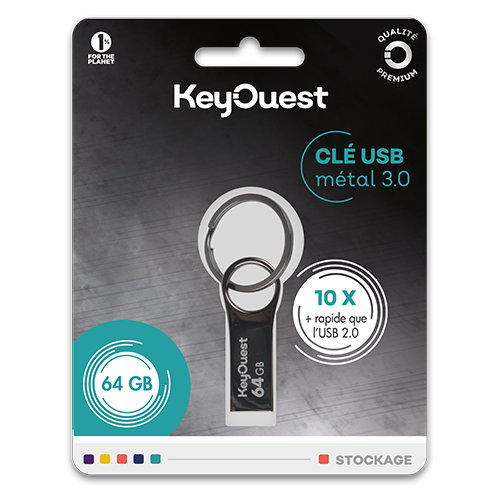 Clé USB ultra rapide metal 64 Go