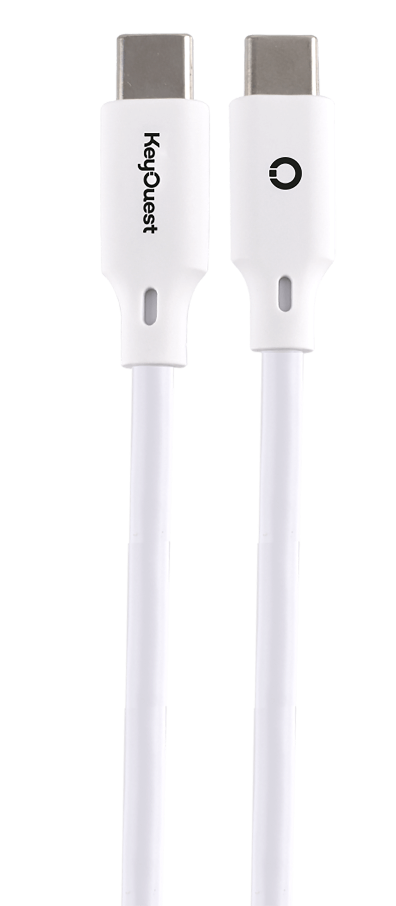 Câble USB-C VERS USB-C 5A 1,20m blanc