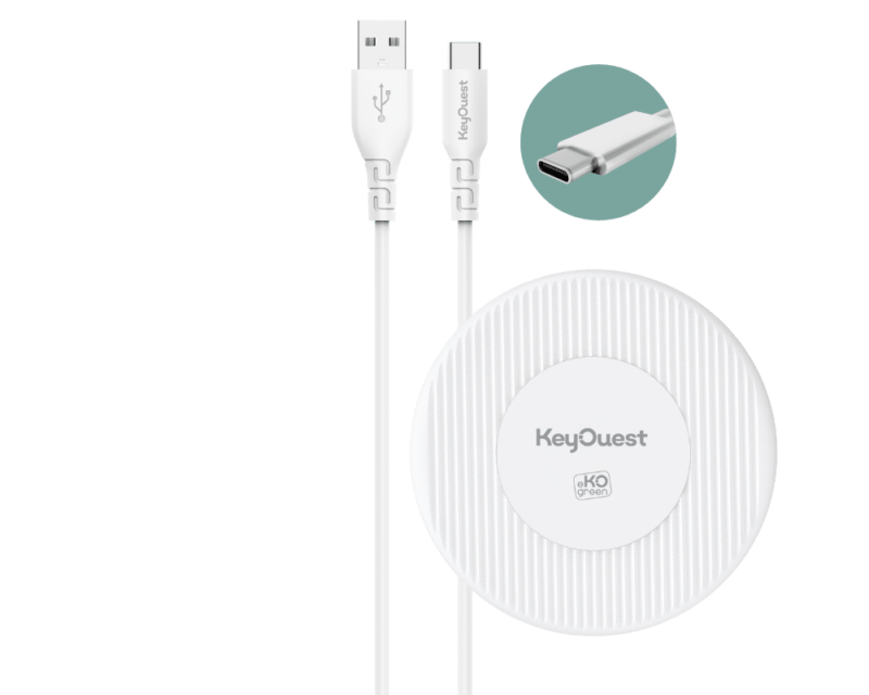 KeyOuest kit chargeur à induction USB-C eKOgreen