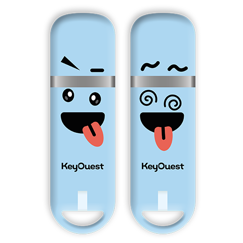 clé USB kawaii bleu Keyouest