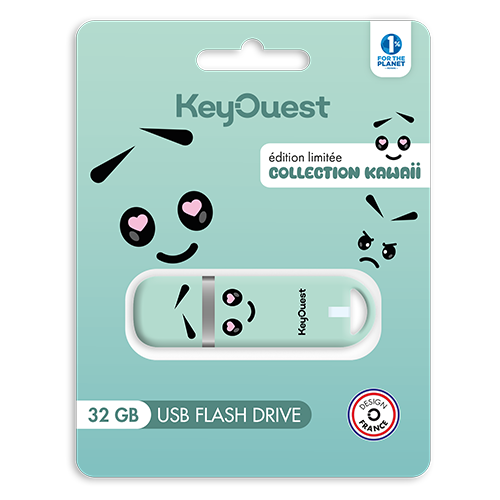 clé USB 32 Go kawaii vert Keyouest