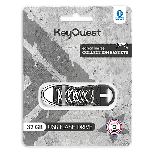 clé USB 32 Go basket noir Keyouest