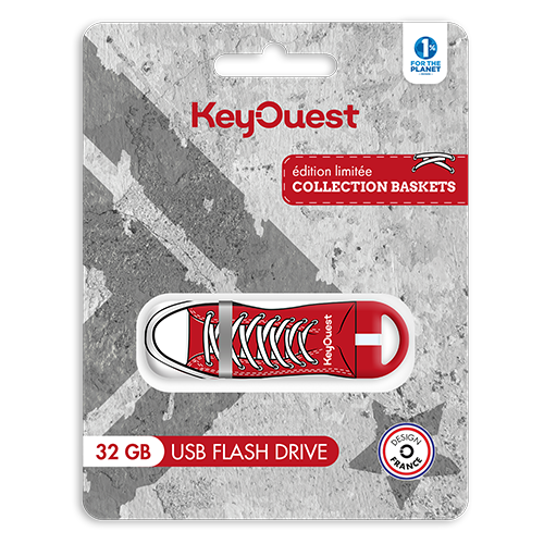 clé USB 32 Go basket rouge Keyouest